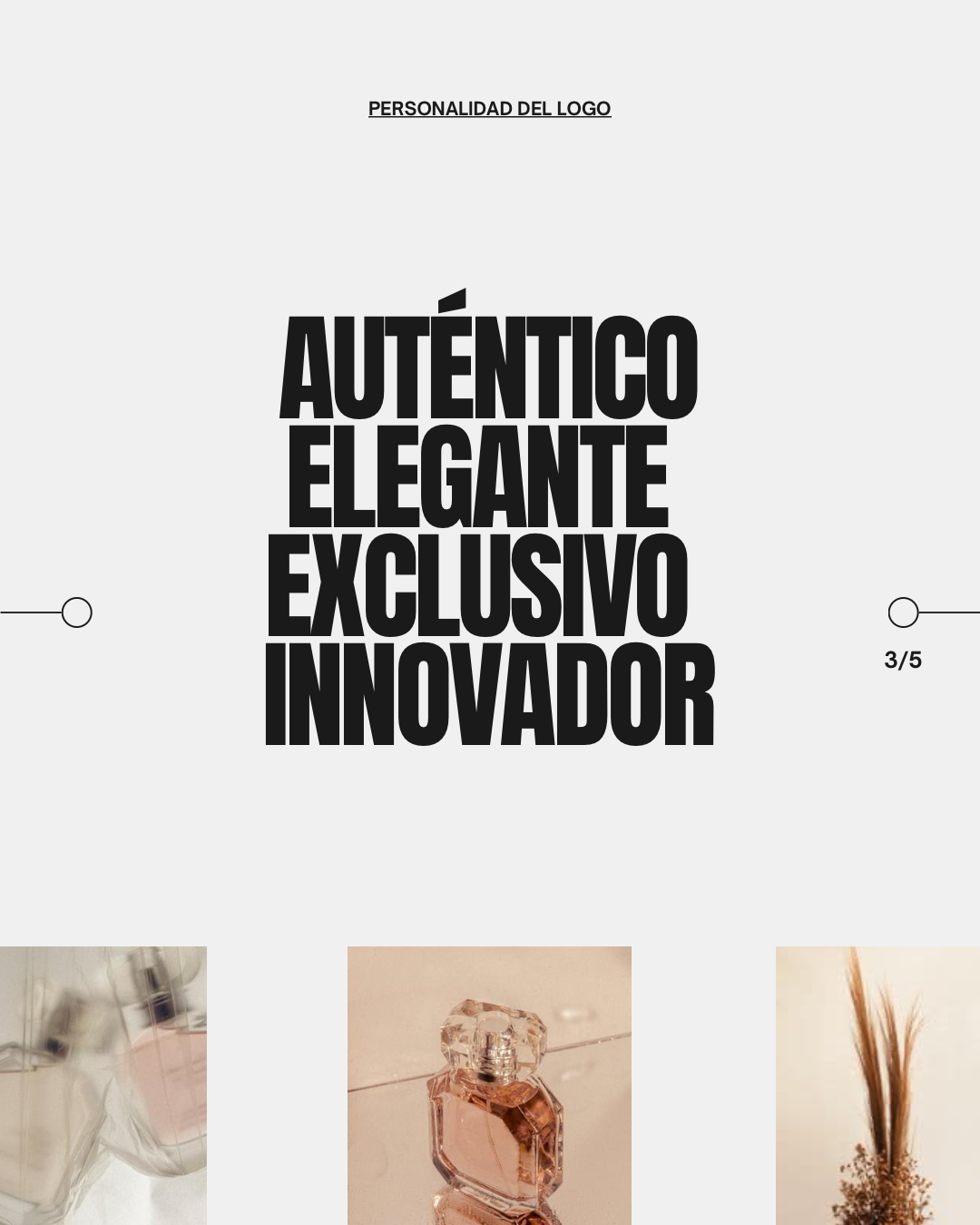 post de instagram carrusel branding kit minimalista blanco negro 3